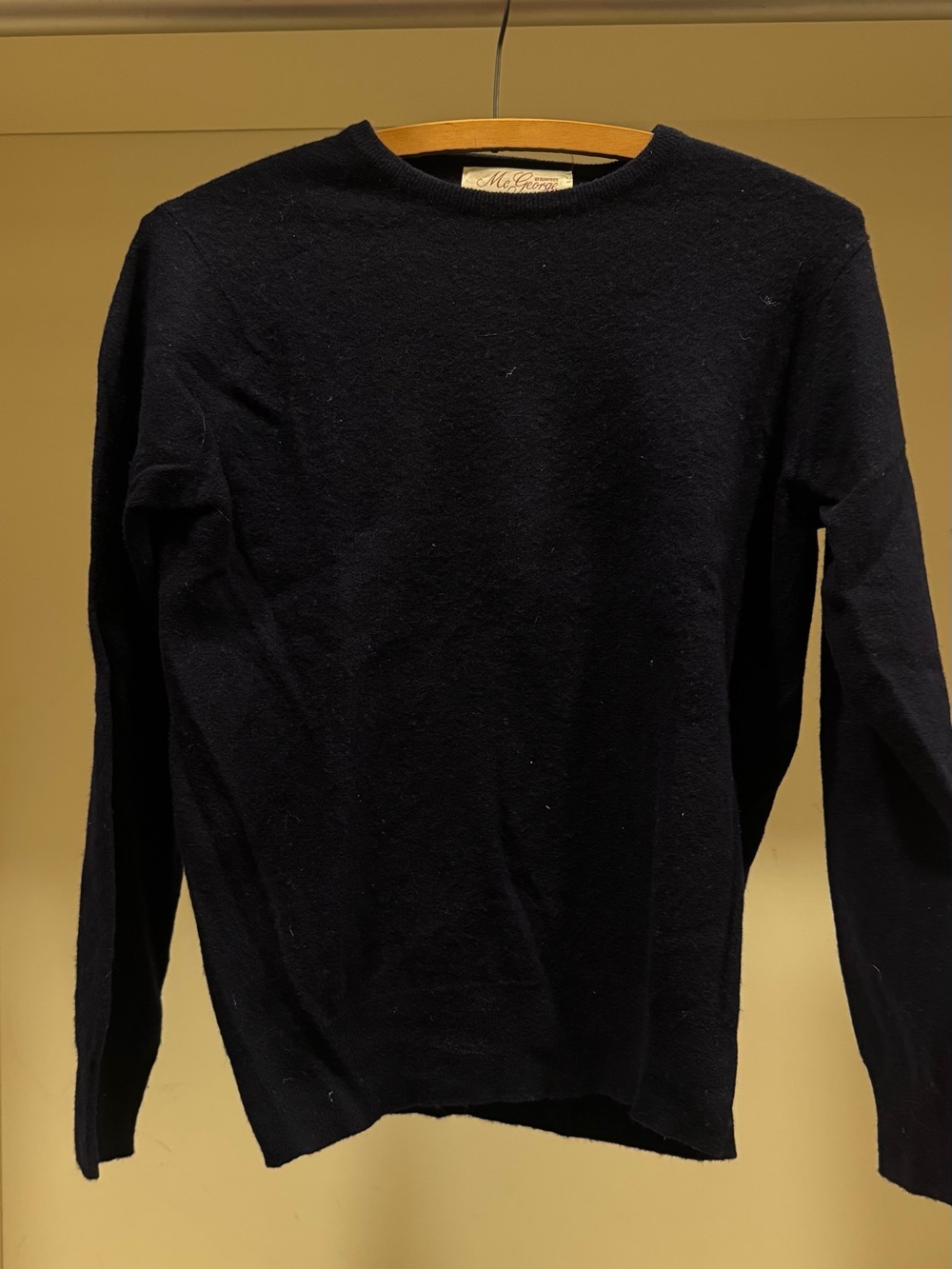 Vintage McGregor Men’s Navy Crewneck Sweater